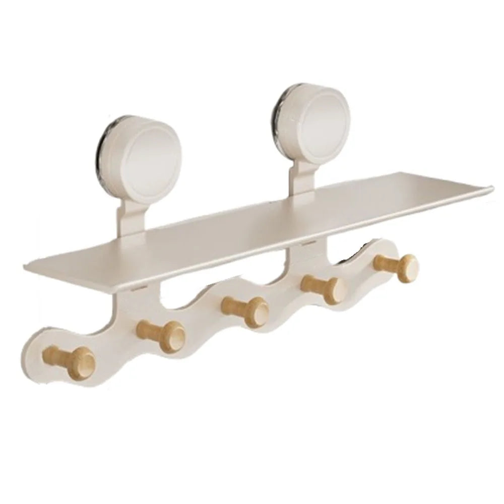 Grand porte manteau mural design blanc